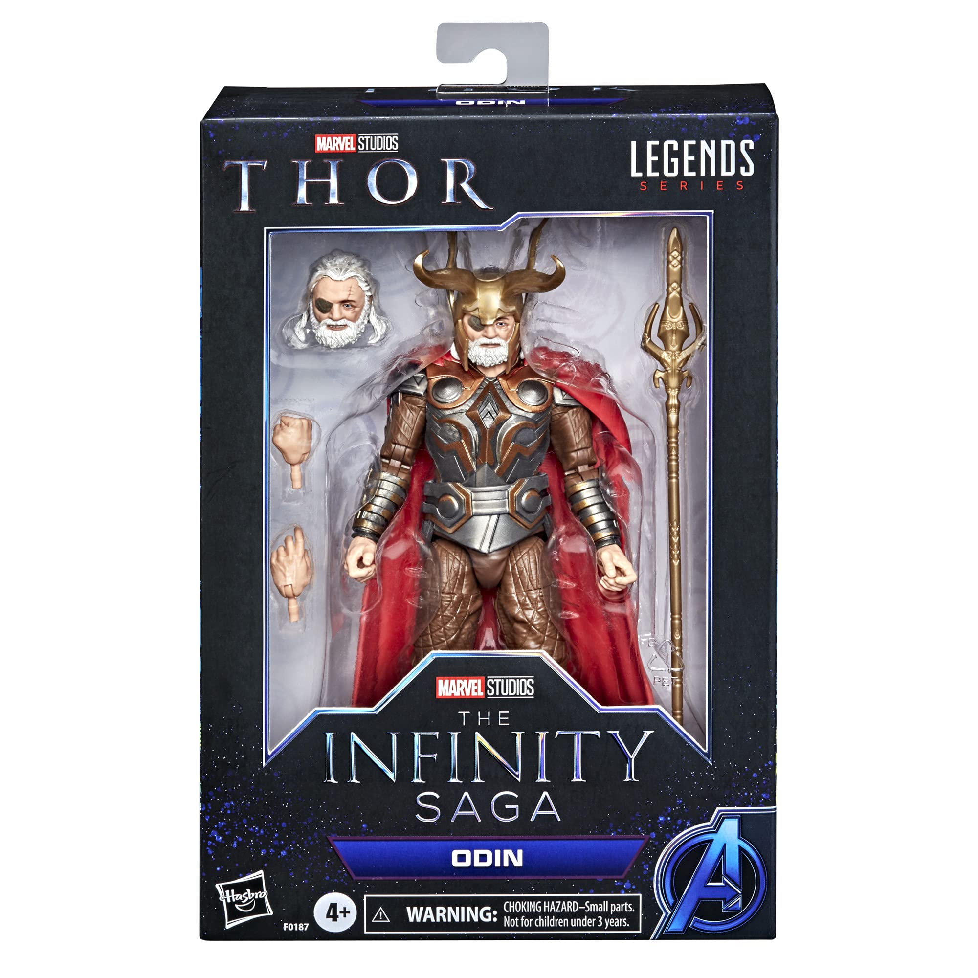 Foto 3 pulgar | Figura De Acción Marvel Hasbro Legends Series Odin 15cm - Venta Internacional.