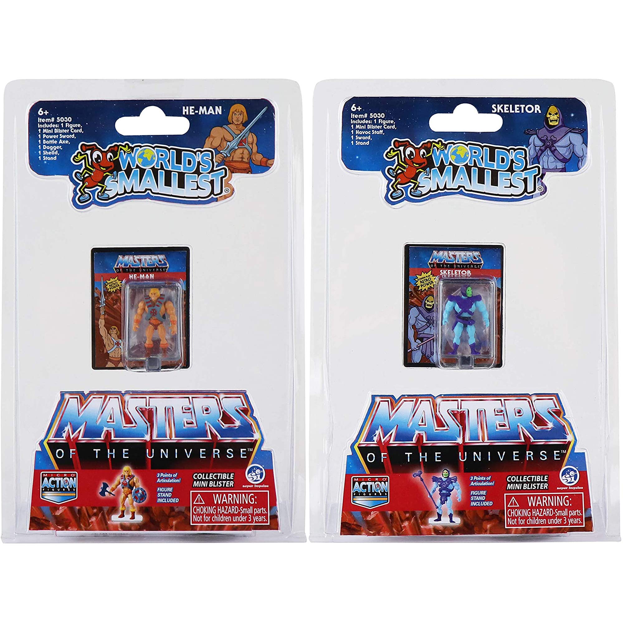 Minifiguras De Masters Of The Universe Más Pequeñas Del Mundo, Set 2 - Venta Internacional.