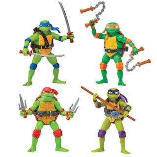 Foto 1 | Figura De Acción Teenage Mutant Ninja Turtles, Paquete De 4 Unidades - Venta Internacional.
