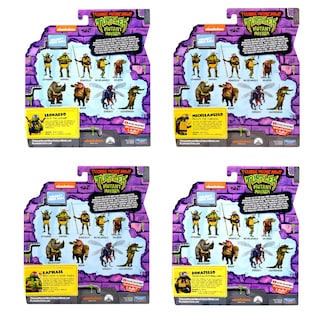 Foto 4 | Figura De Acción Teenage Mutant Ninja Turtles, Paquete De 4 Unidades - Venta Internacional.