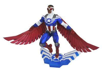 Foto 1 | Figura De Pvc Diamond Select Toys Marvel Gallery Capitán América Sam Wilson De 23 Cm - Venta Internacional.
