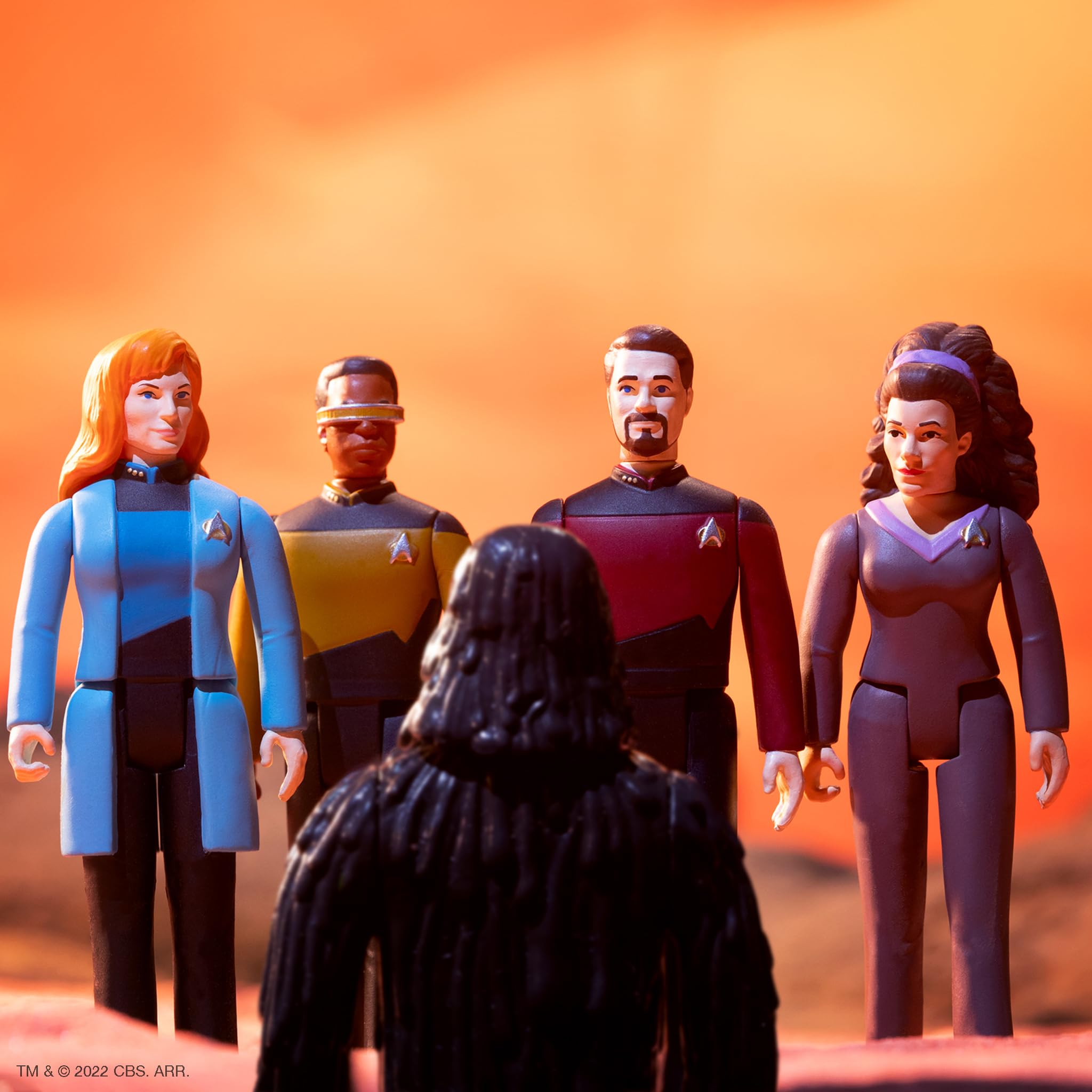 Foto 5 | Figura De Acción Super7 Star Trek The Next Generation Troi - Venta Internacional.
