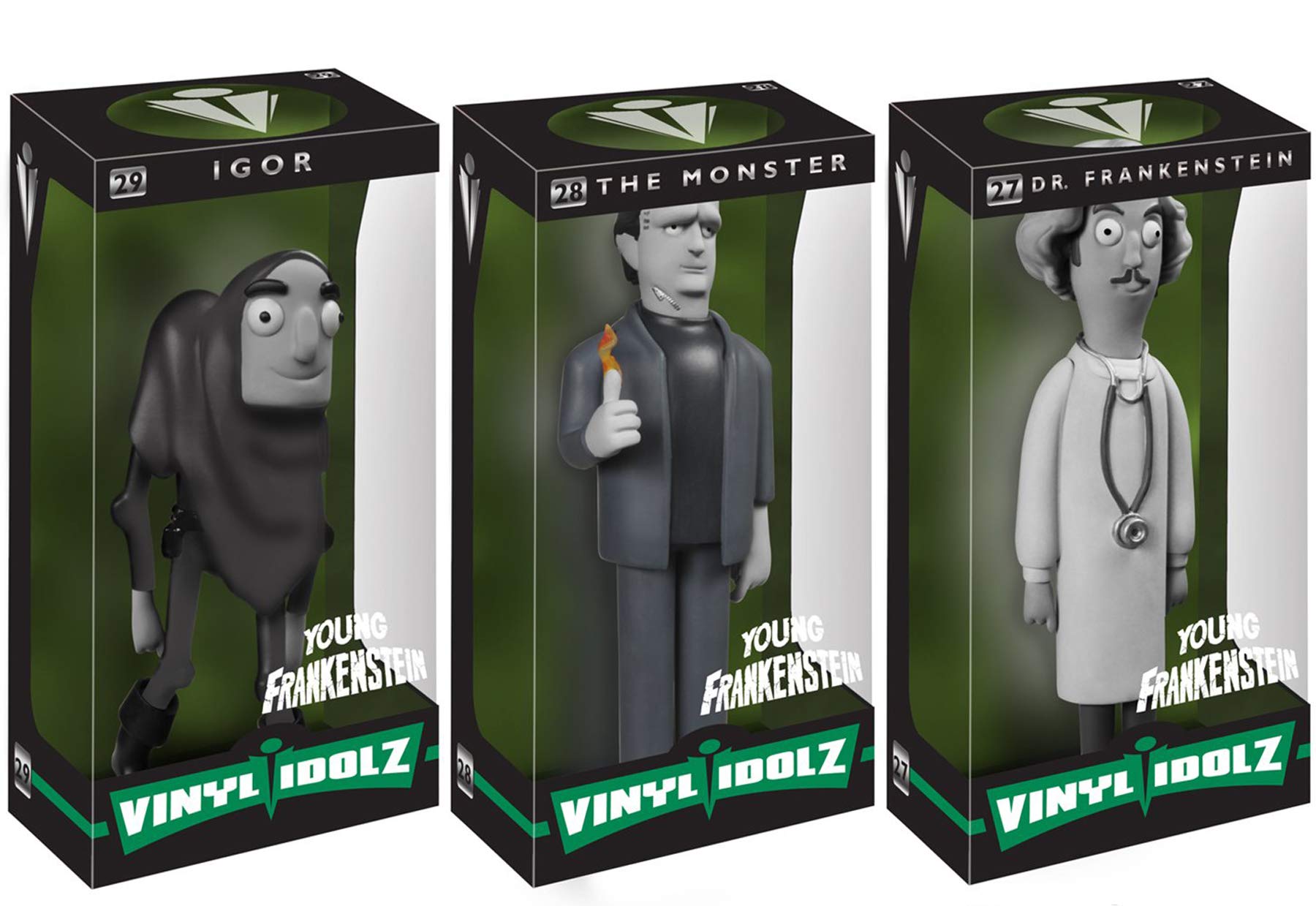 Set De Figuras De Vinilo Funko Black & White Young Frankenstein - Venta Internacional.