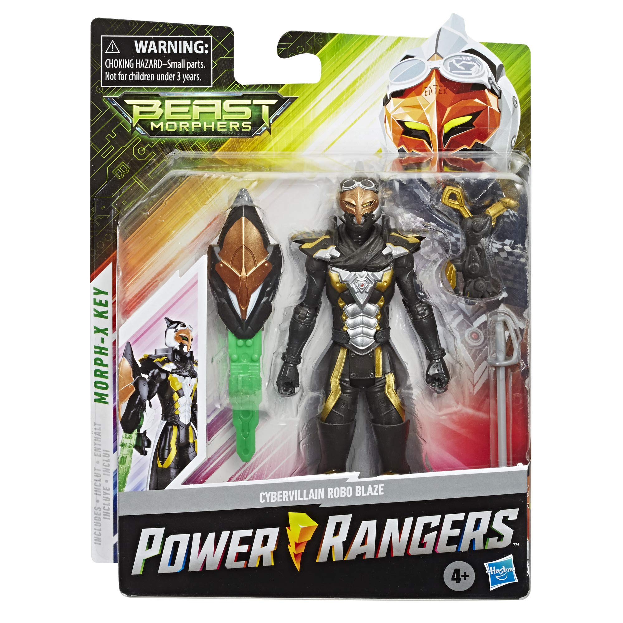 Foto 3 pulgar | Figura De Acción Power Rangers Beast Morphers Robo Blaze De 6 Pulgadas - Venta Internacional.