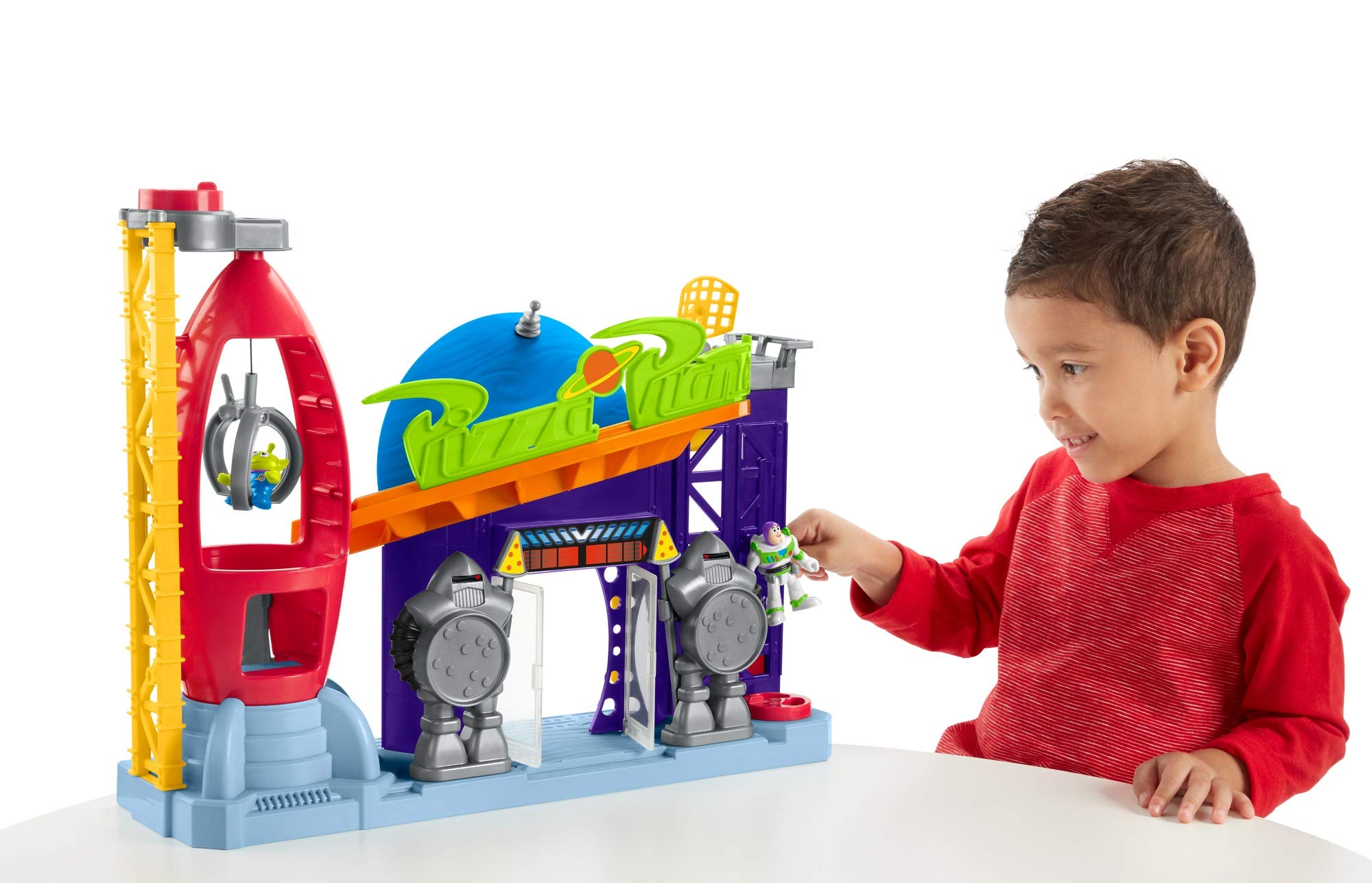 Foto 2 | Set De Juego Toy Story Pizza Planet De Fisher-price Con Alien Y Buzz - Venta Internacional.