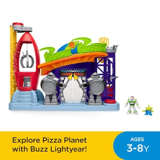 Foto 3 | Set De Juego Toy Story Pizza Planet De Fisher-price Con Alien Y Buzz - Venta Internacional.