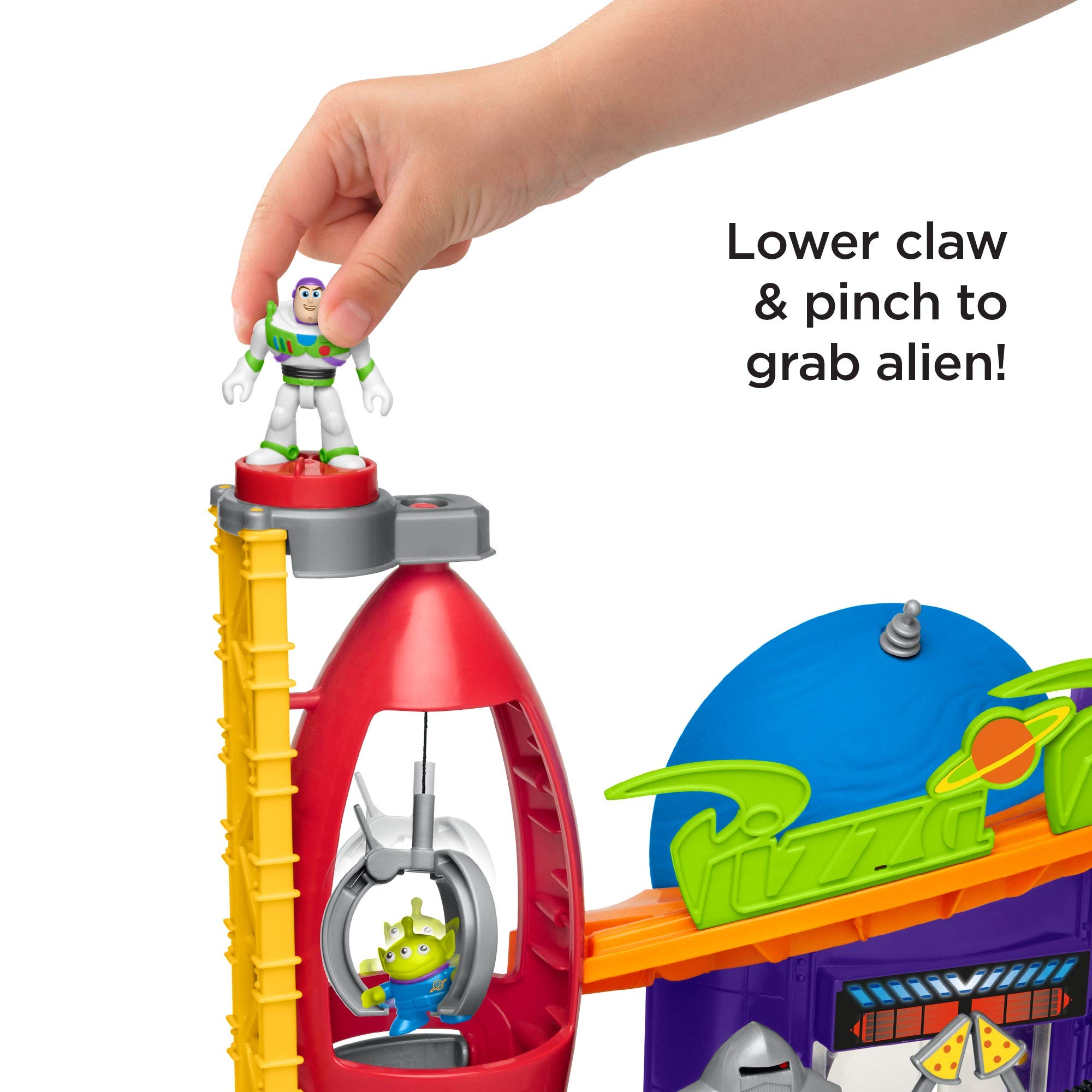 Foto 4 | Set De Juego Toy Story Pizza Planet De Fisher-price Con Alien Y Buzz - Venta Internacional.