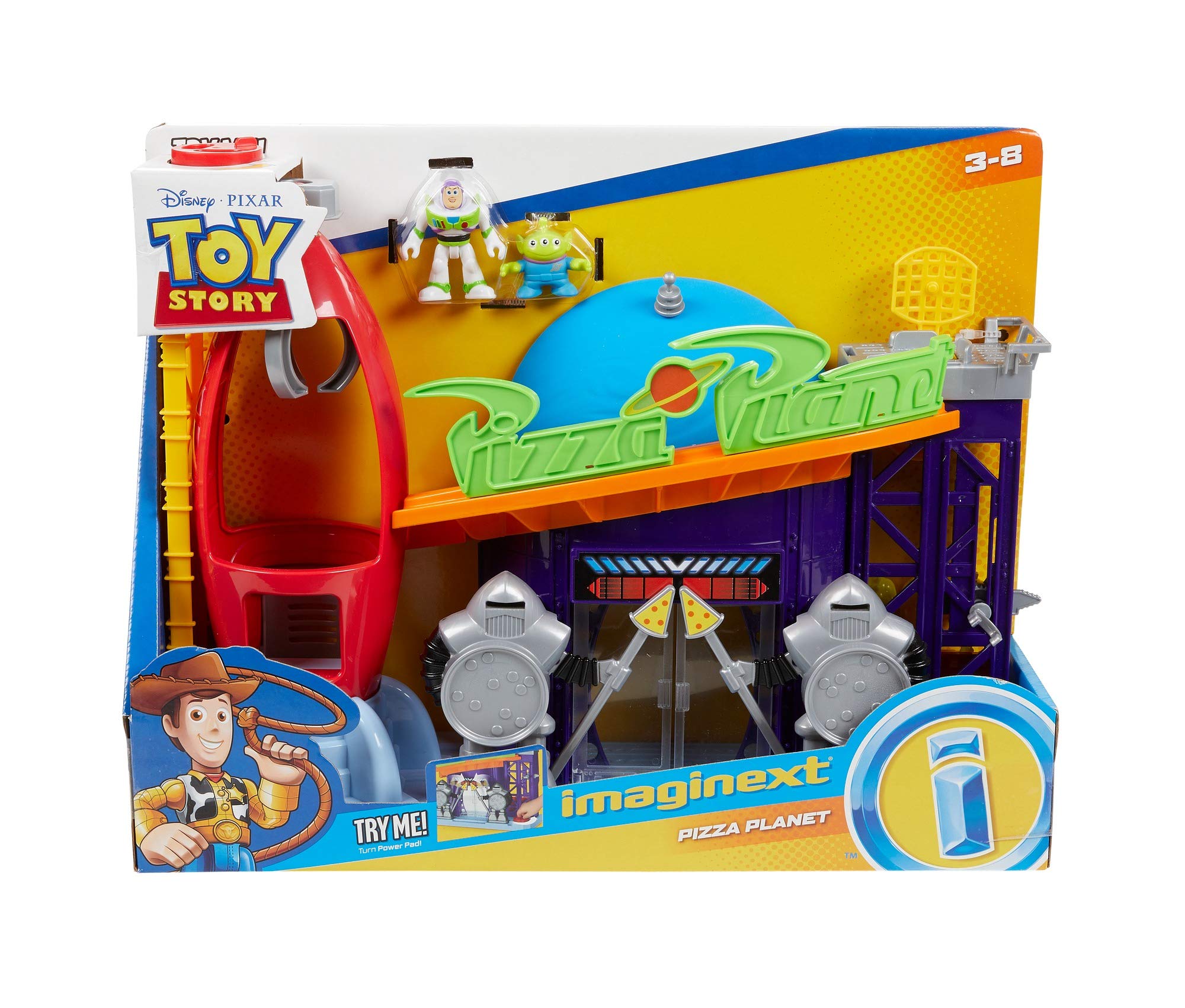 Foto 7 pulgar | Set De Juego Toy Story Pizza Planet De Fisher-price Con Alien Y Buzz - Venta Internacional.