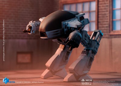 Foto 4 | Figura De Acción Hiya Toys Robocop Battle Damaged Ed-209 1:18 - Venta Internacional.