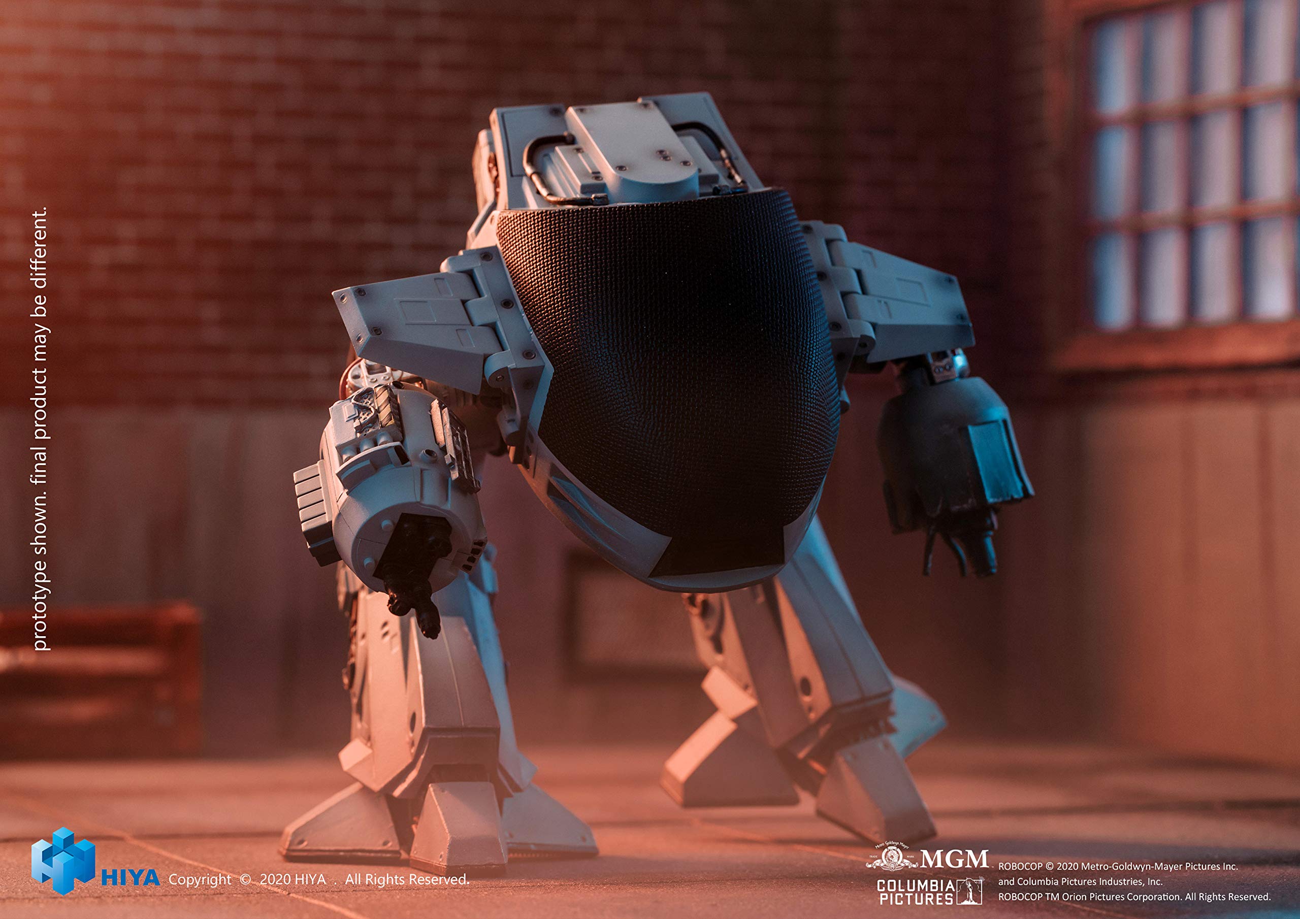 Foto 6 pulgar | Figura De Acción Hiya Toys Robocop Battle Damaged Ed-209 1:18 - Venta Internacional.