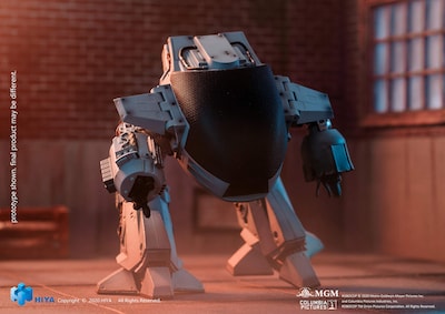 Foto 5 | Figura De Acción Hiya Toys Robocop Battle Damaged Ed-209 1:18 - Venta Internacional.