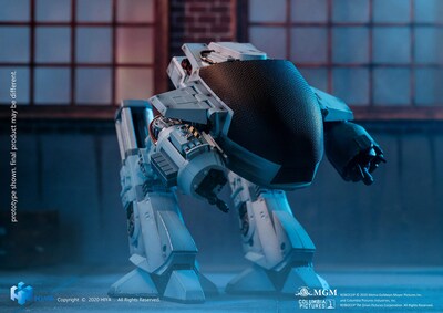Foto 6 | Figura De Acción Hiya Toys Robocop Battle Damaged Ed-209 1:18 - Venta Internacional.