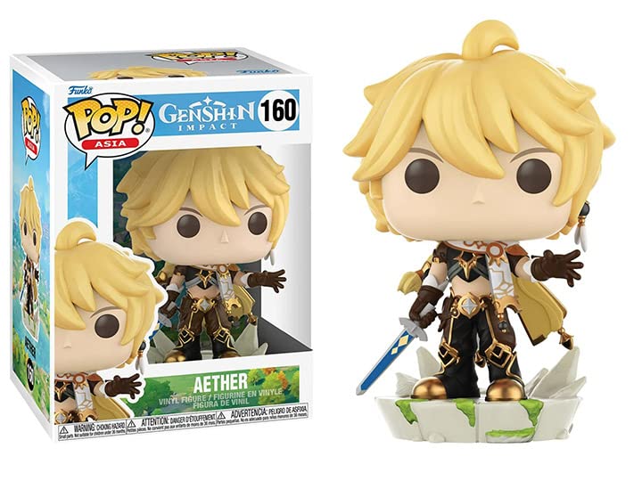 Foto 3 pulgar | Figura De Vinilo Funko Pop Genshin Impact Aether Con Caja De 9,5 Cm - Venta Internacional.