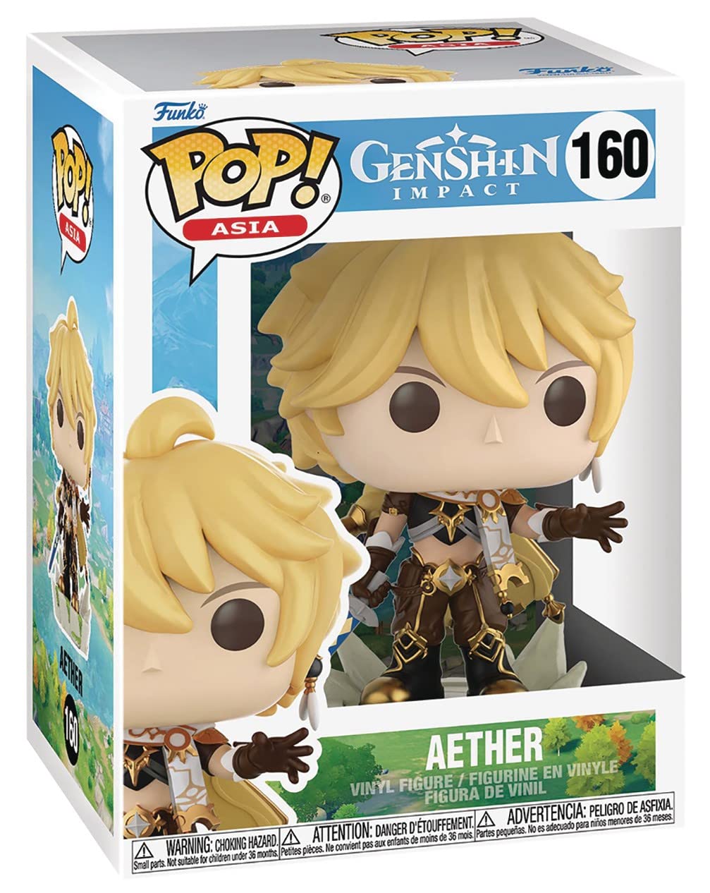 Foto 4 pulgar | Figura De Vinilo Funko Pop Genshin Impact Aether Con Caja De 9,5 Cm - Venta Internacional.
