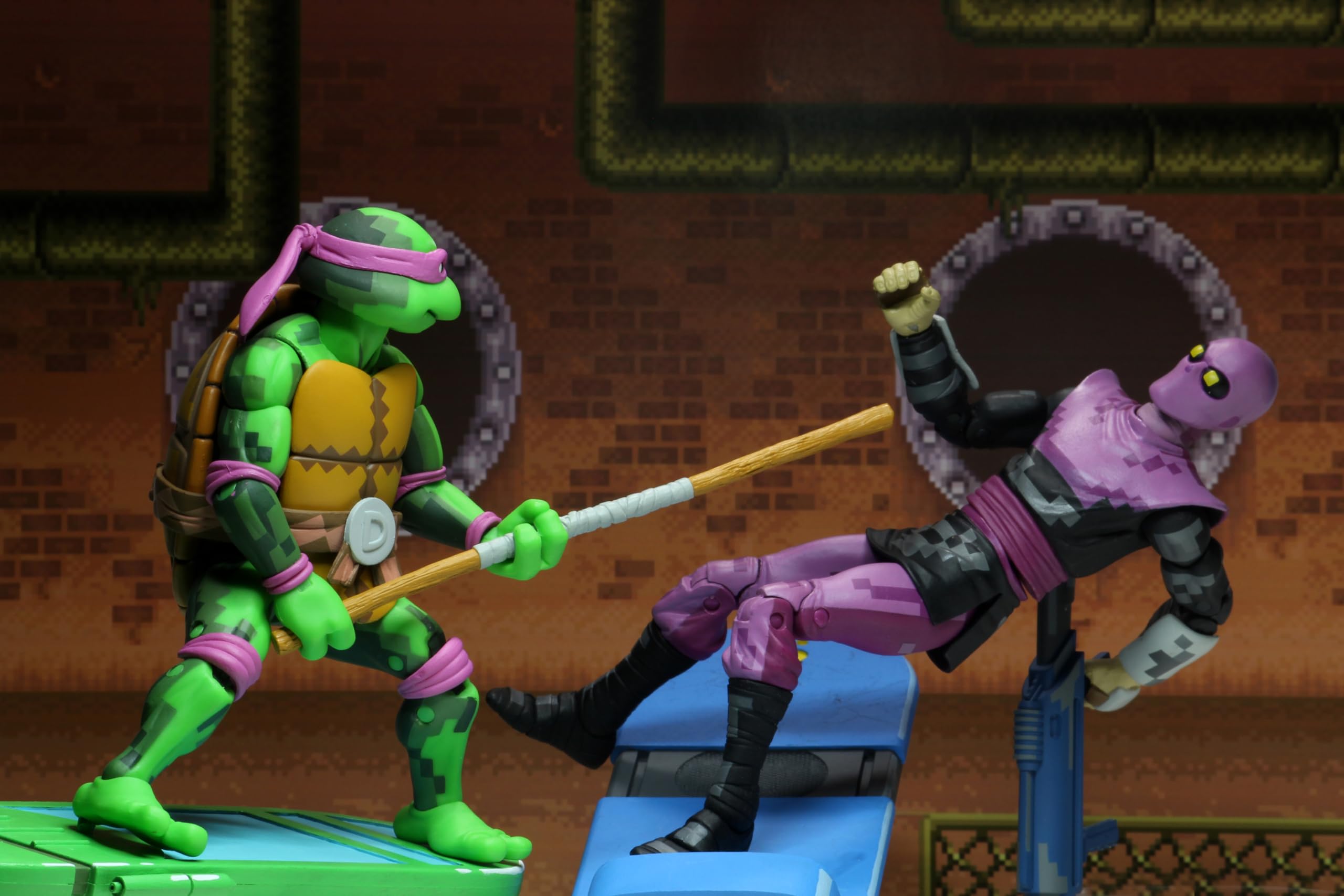 Foto 4 pulgar | Figura De Acción Neca Teenage Mutant Ninja Turtles Donatello 7 - Venta Internacional.