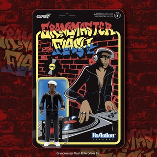 Foto 5 | Figura De Acción Super7 Grandmaster Flash De 9,5 Cm Con Accesorio - Venta Internacional.