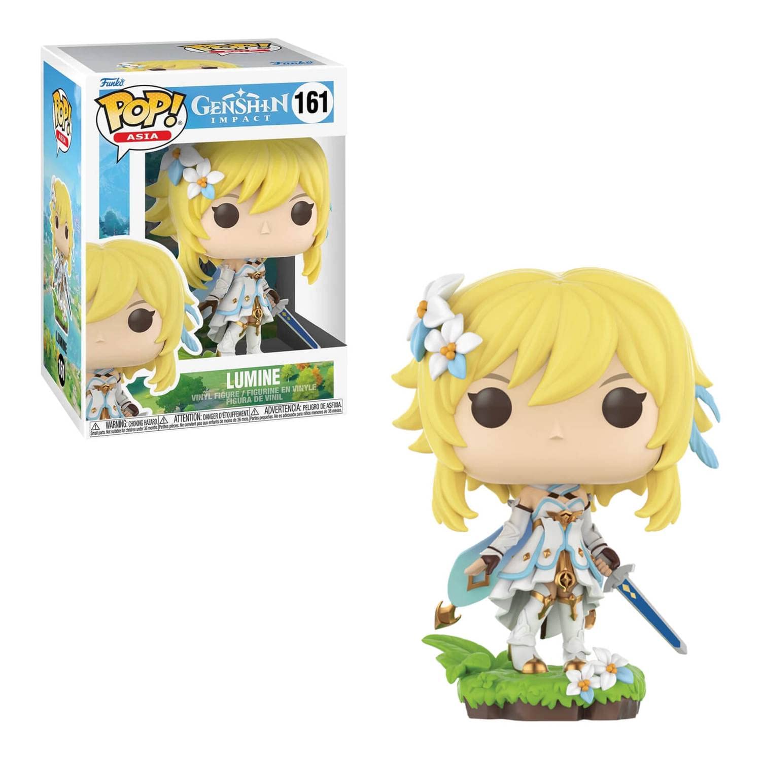 Foto 8 pulgar | Figura De Vinilo Funko Pop Genshin Impact Lumine Con Caja De 9,5 Cm - Venta Internacional.