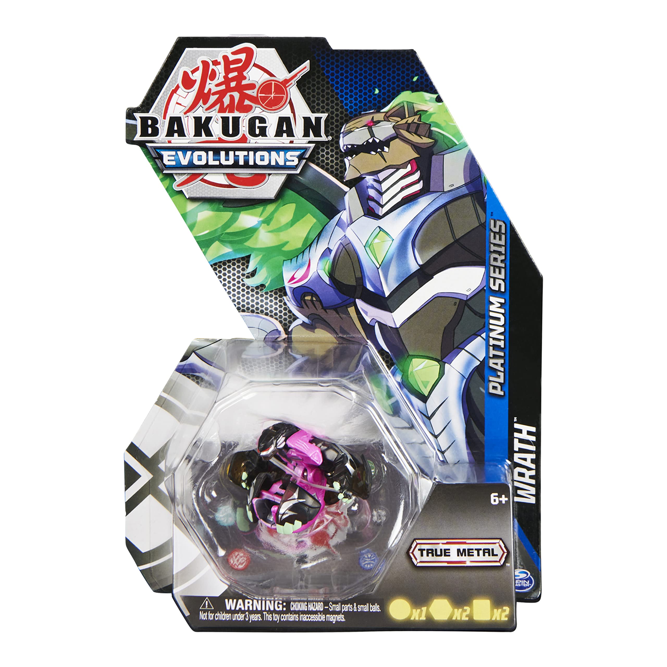 Foto 2 pulgar | True Metal De La Serie Platinum De Toy Bakugan Evolutions Wrath - Venta Internacional.