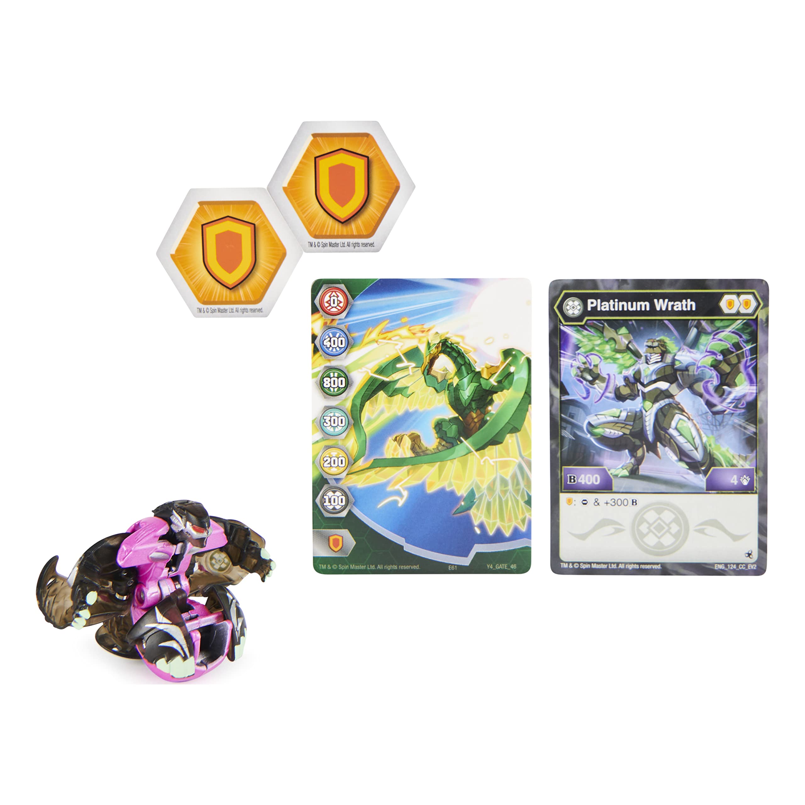 Foto 3 pulgar | True Metal De La Serie Platinum De Toy Bakugan Evolutions Wrath - Venta Internacional.