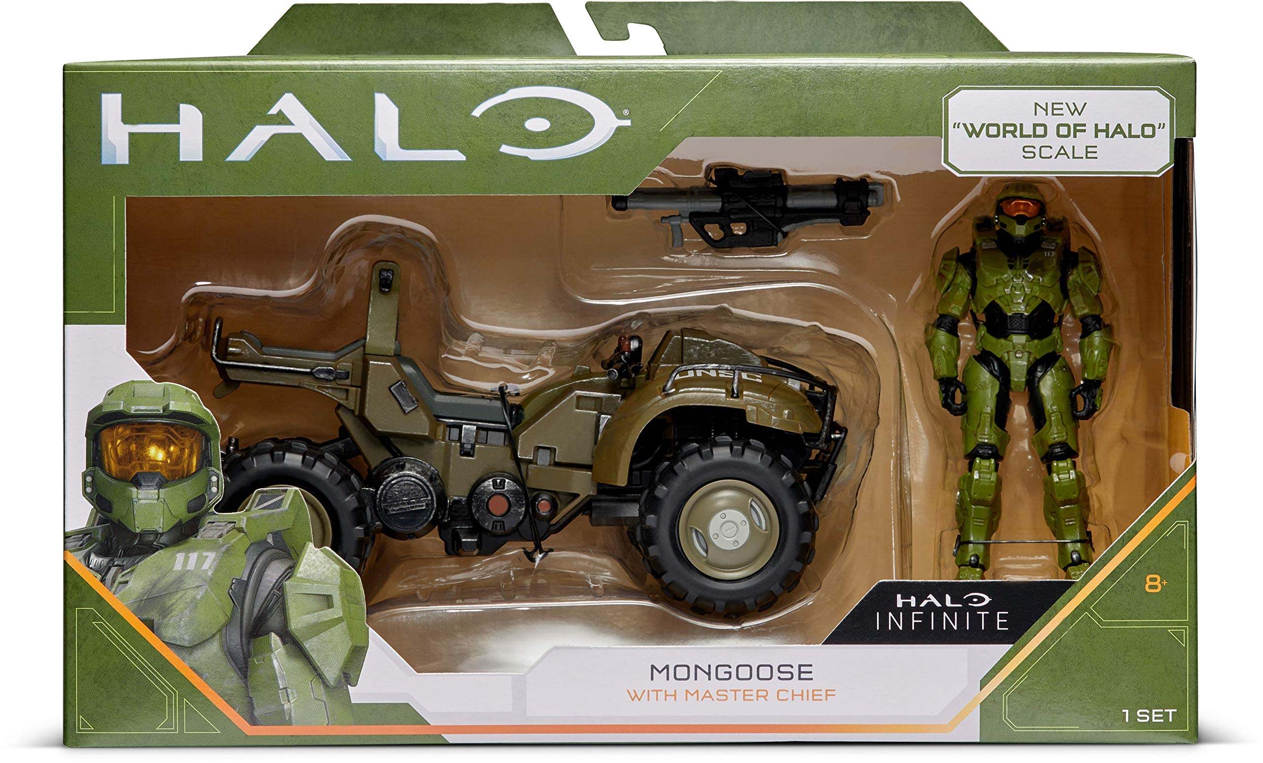 Foto 5 pulgar | Figura De Acción Halo 4 World Of Halo Mongoose Con Master Chief - Venta Internacional.