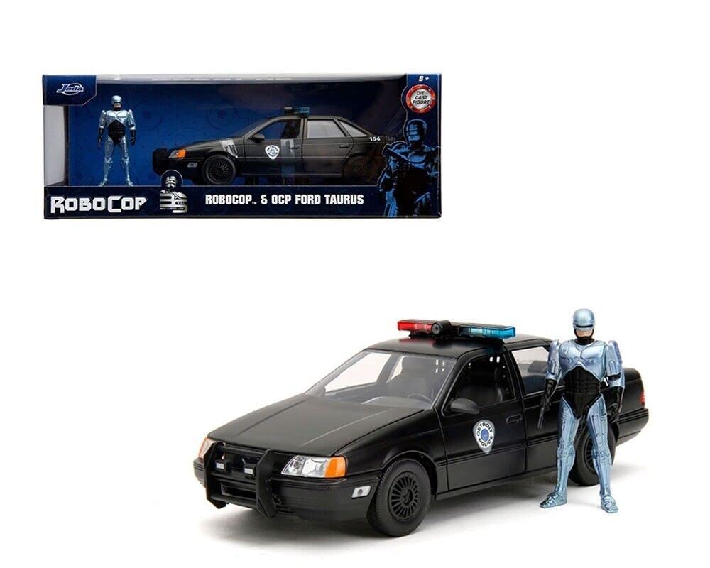 Foto 2 pulgar | Figura De Coche Y Robocop Fundidos A Presión Robocop Por El 35 Aniversario - Venta Internacional.