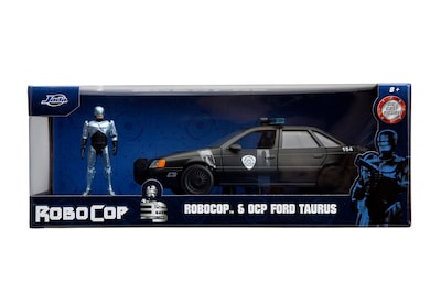 Foto 2 | Figura De Coche Y Robocop Fundidos A Presión Robocop Por El 35 Aniversario - Venta Internacional.