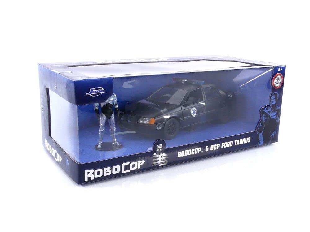 Foto 8 pulgar | Figura De Coche Y Robocop Fundidos A Presión Robocop Por El 35 Aniversario - Venta Internacional.