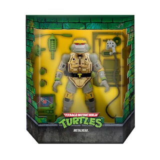 Foto 3 | Figura De Acción Super7 Ultimates! Teenage Mutant Ninja Turtles Metalhead, 18 Cm - Venta Internacional.