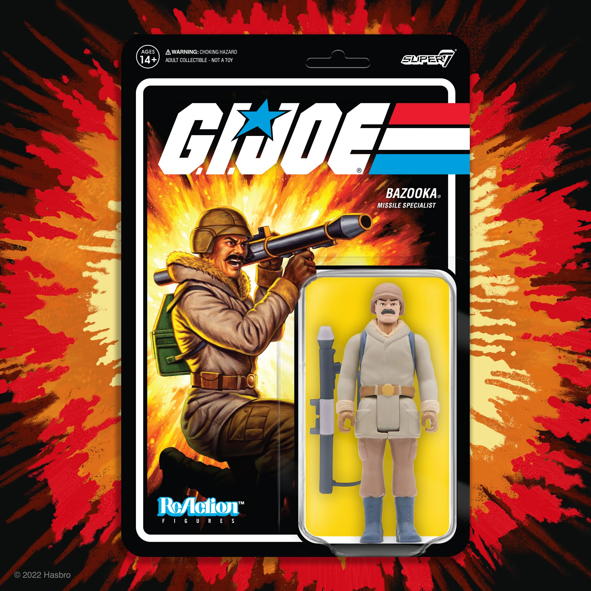 Foto 6 pulgar | Figura De Acción Super7 G.i. Joe Bazooka (ártico) De 9,5 Cm Con Acc - Venta Internacional.