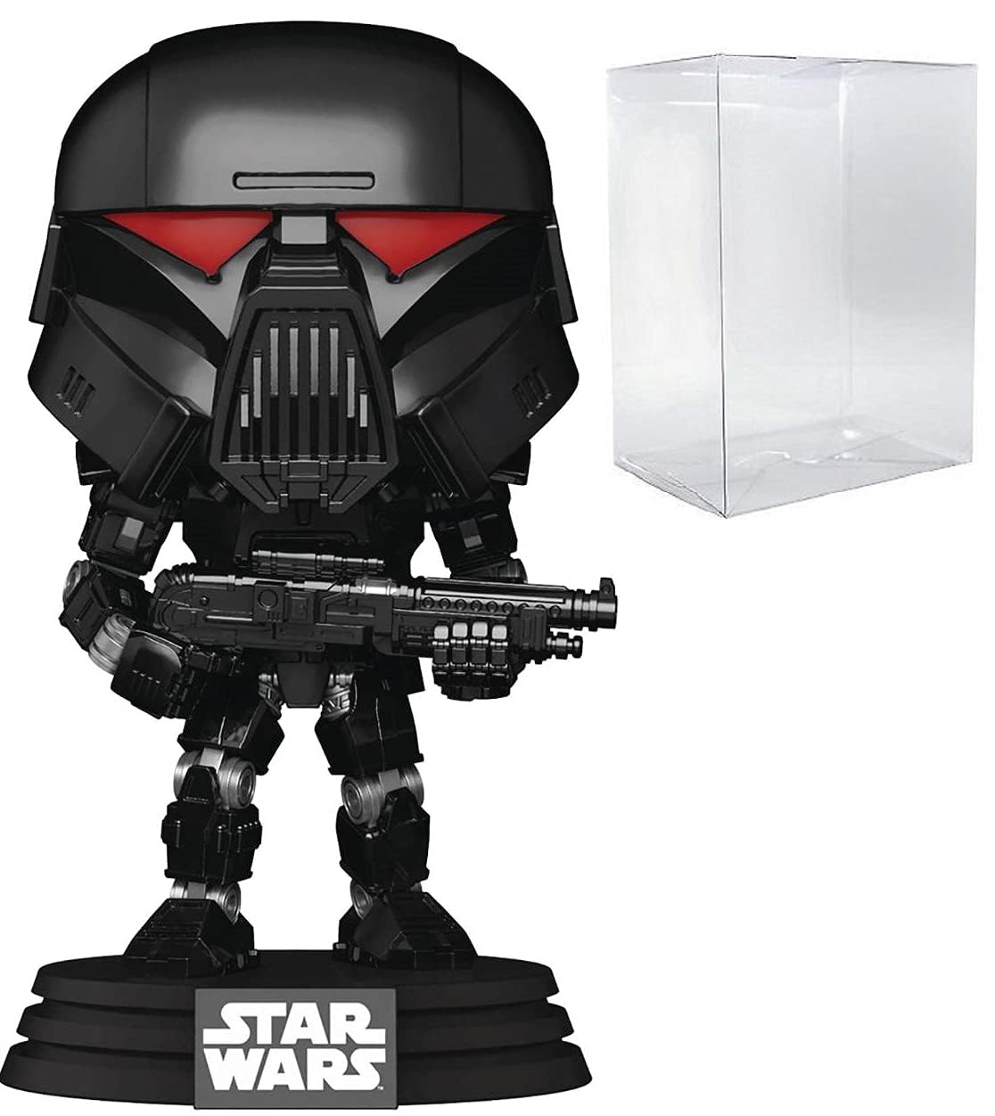 Foto 2 pulgar | Figura De Vinilo Funko Pop Star Wars The Mandalorian Dark Trooper - Venta Internacional.