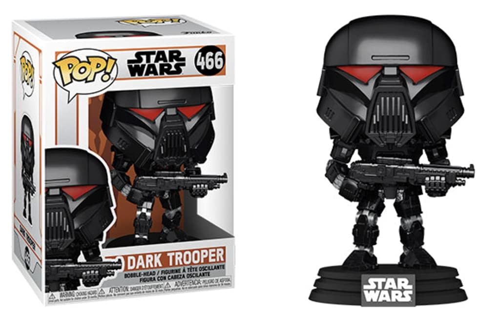 Foto 3 | Figura De Vinilo Funko Pop Star Wars The Mandalorian Dark Trooper - Venta Internacional.