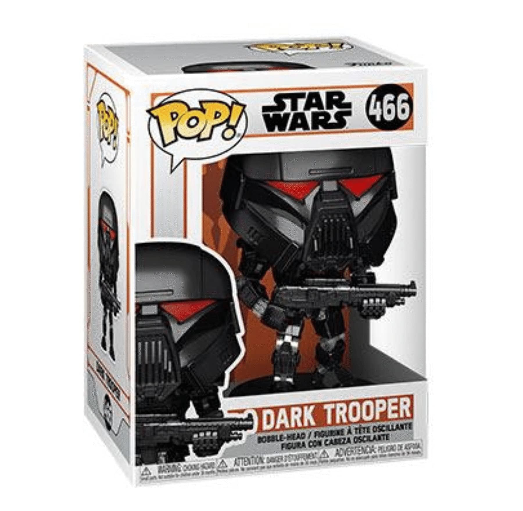 Foto 5 pulgar | Figura De Vinilo Funko Pop Star Wars The Mandalorian Dark Trooper - Venta Internacional.