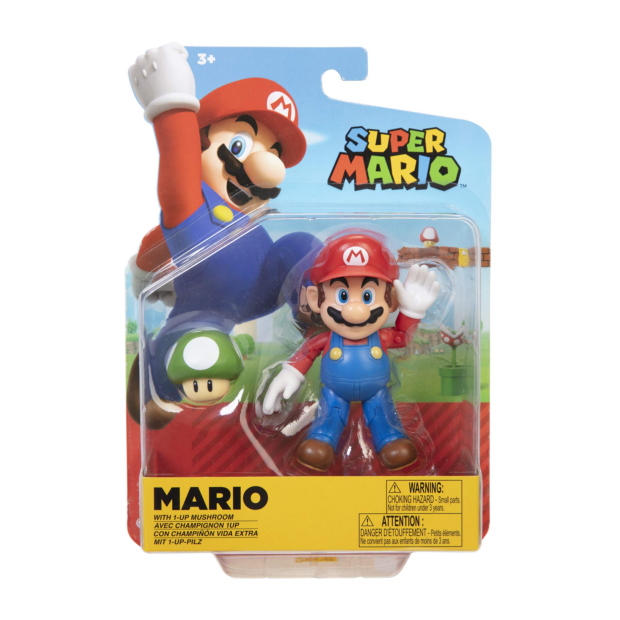 Foto 7 pulgar | Figura De Acción Super Mario De 10 Cm Con 1 Accesorio De Forma De Hongo - Venta Internacional.