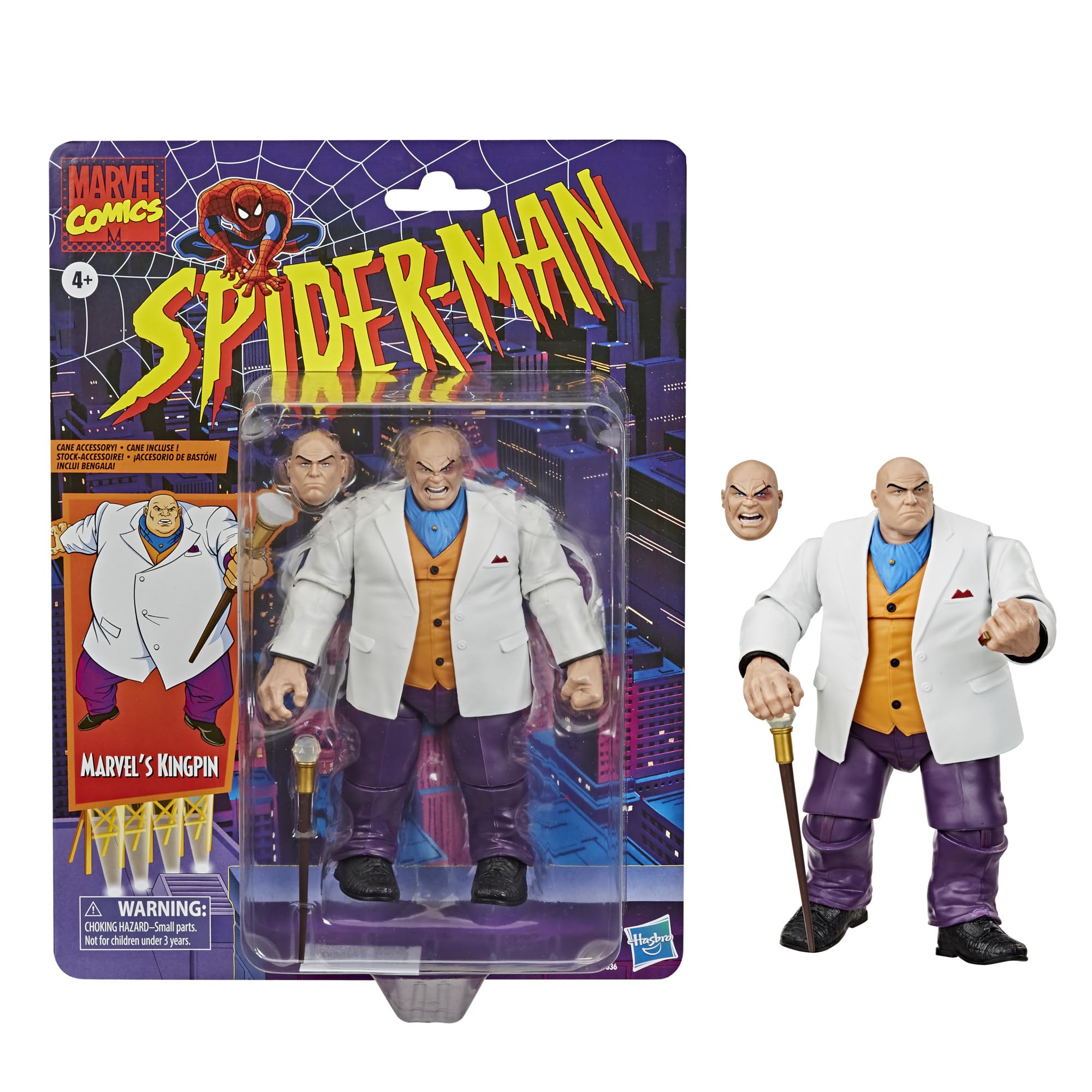 Foto 3 pulgar | Figura De Acción Hasbro Marvel Legends Series Kingpin 15 Cm - Venta Internacional.