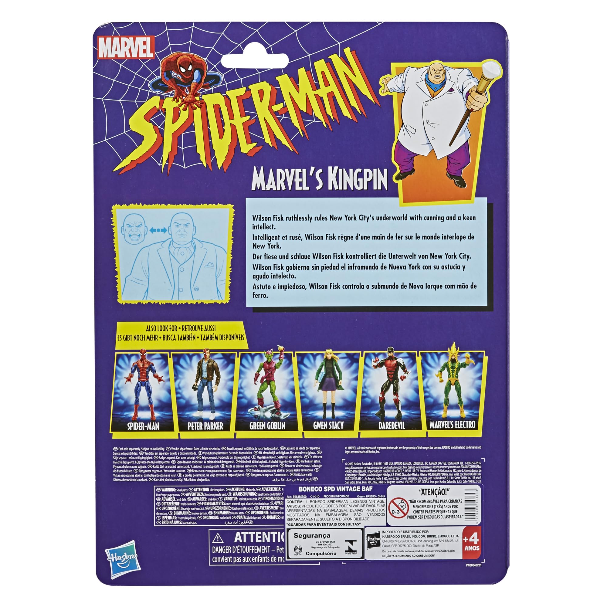 Foto 5 pulgar | Figura De Acción Hasbro Marvel Legends Series Kingpin 15 Cm - Venta Internacional.