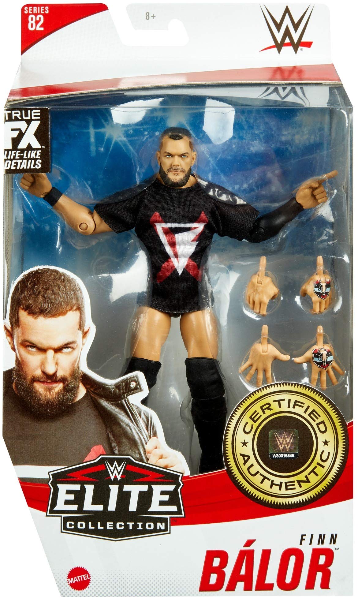 Foto 7 pulgar | Figura De Acción Wwe Finn Balor Elite Collection Mattel - Venta Internacional.