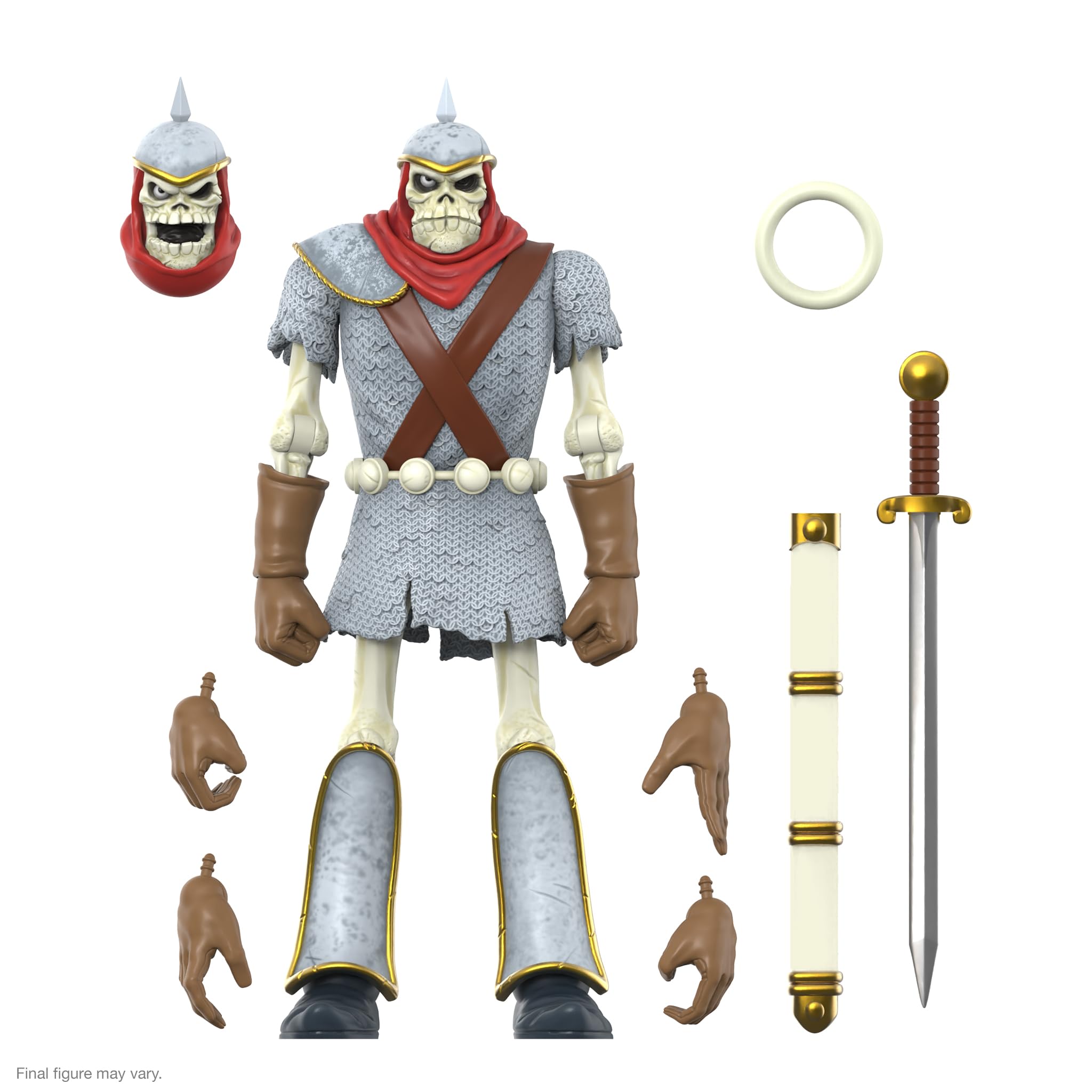 Figura De Acción Super7 Dungeons & Dragons Dekkion Skeleton - Venta Internacional.