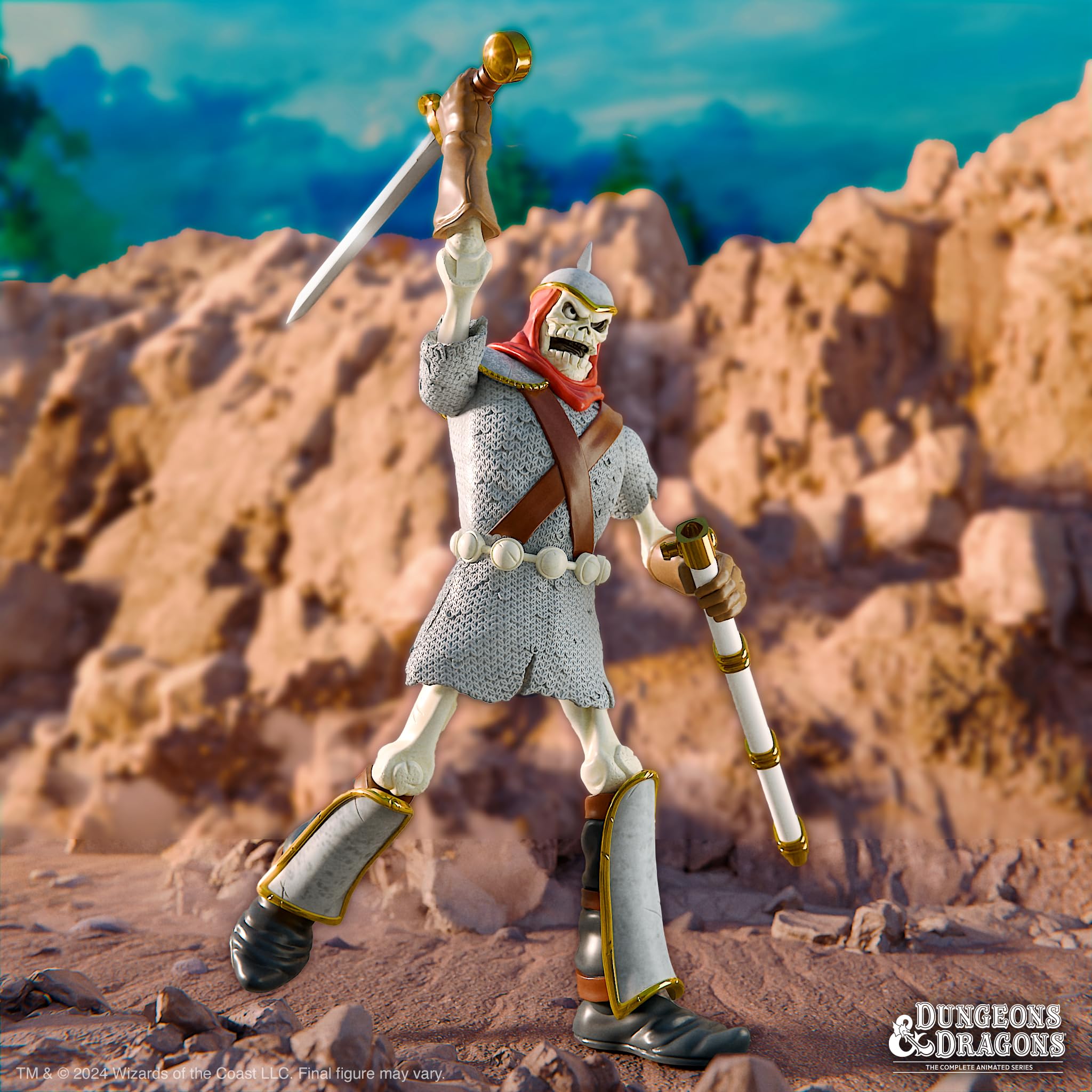 Foto 2 | Figura De Acción Super7 Dungeons & Dragons Dekkion Skeleton - Venta Internacional.
