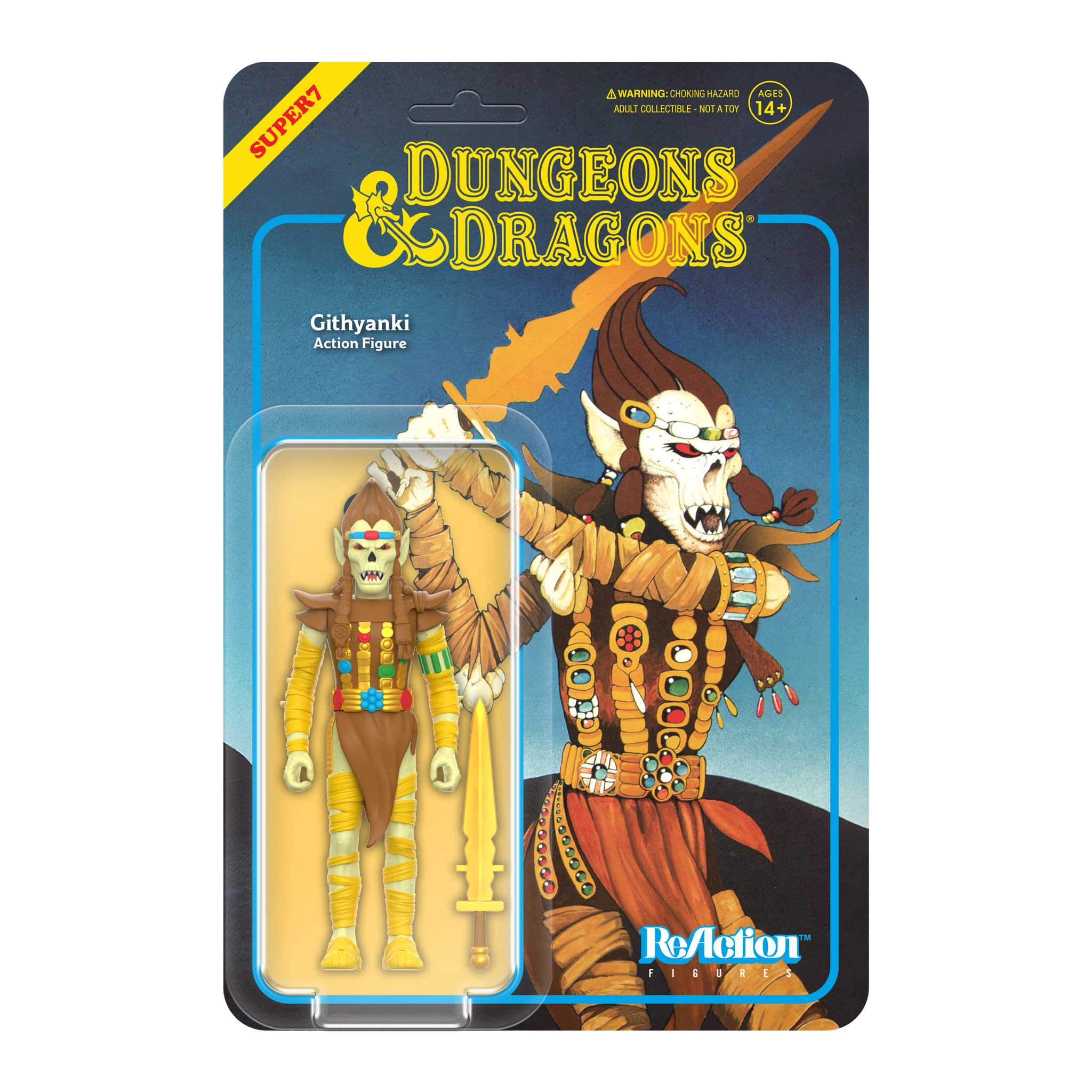 Figura De Acción Super7 Dungeons & Dragons Githyanki De 3.75 Pulgadas - Venta Internacional.
