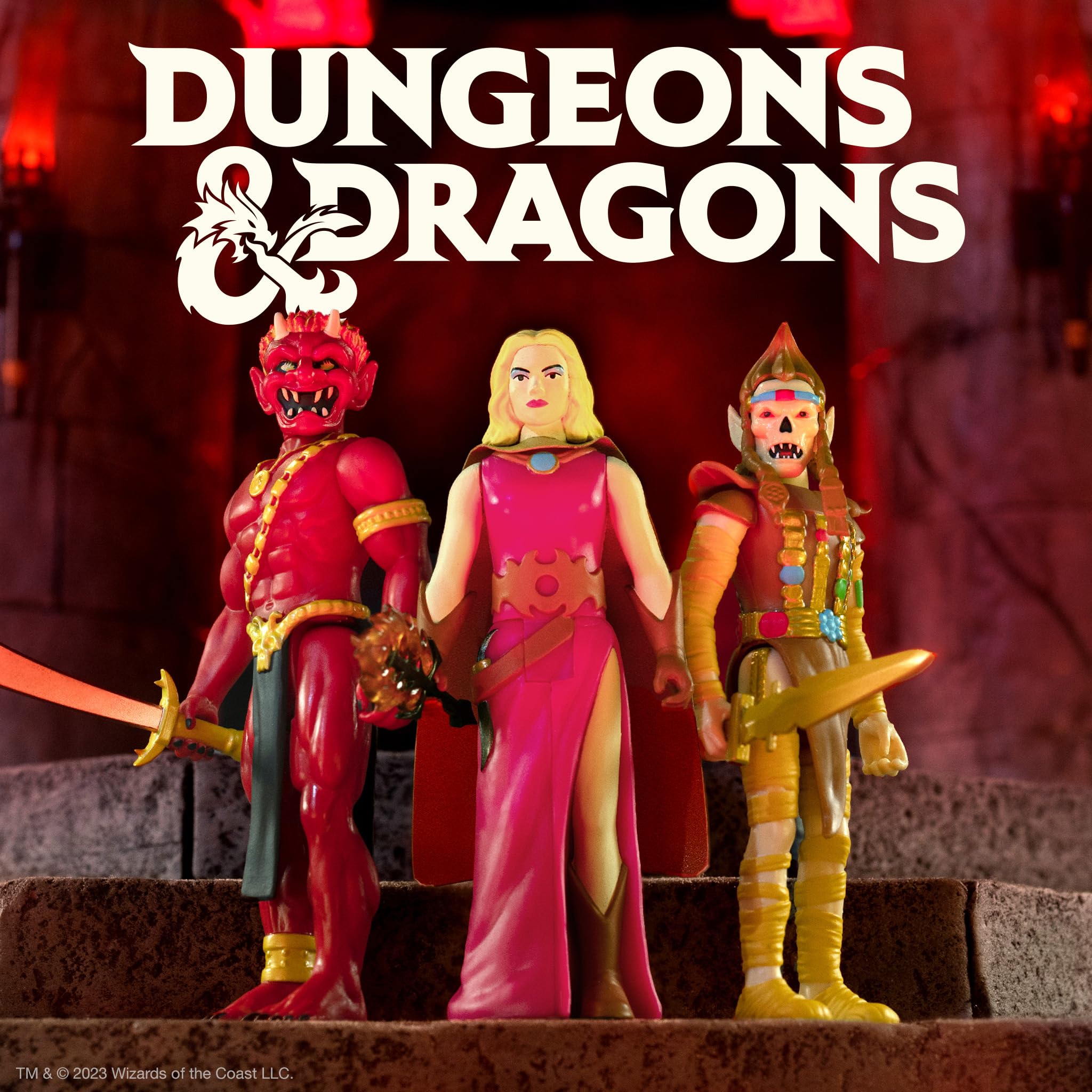 Foto 3 | Figura De Acción Super7 Dungeons & Dragons Efreeti De 3.75 Pulgadas - Venta Internacional.