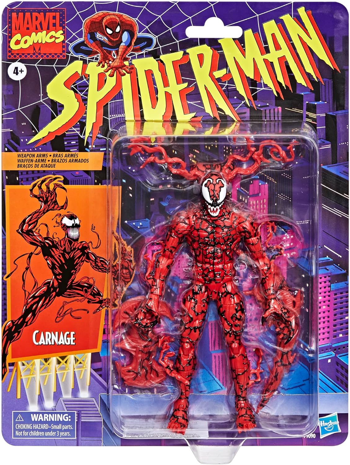 Foto 2 pulgar | Marvel Legends Classic: Spiderman - Carnage