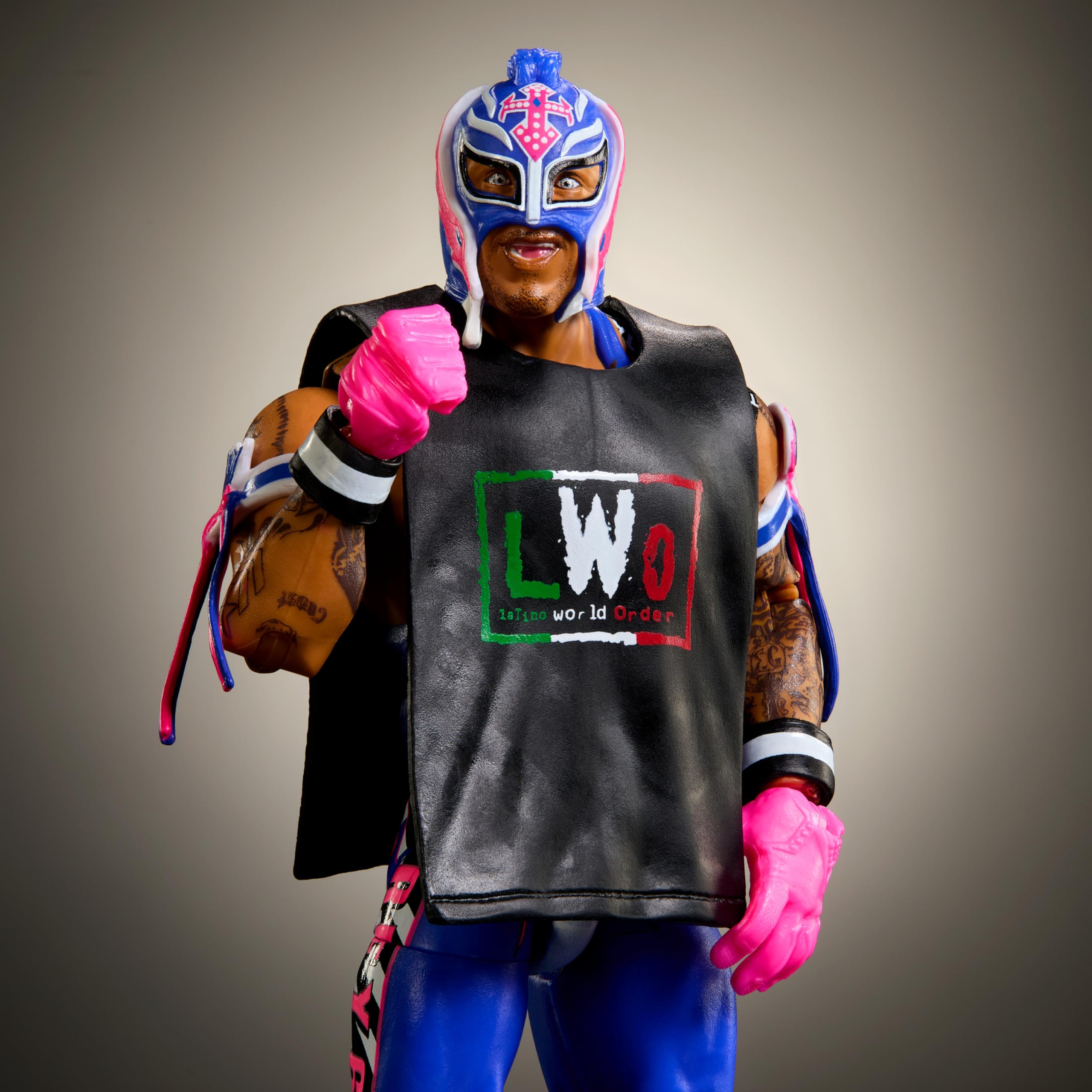 Foto 5 pulgar | Figura de Acción Mattel Wwe Top Picks Elite Rey Mysterio - Venta Internacional