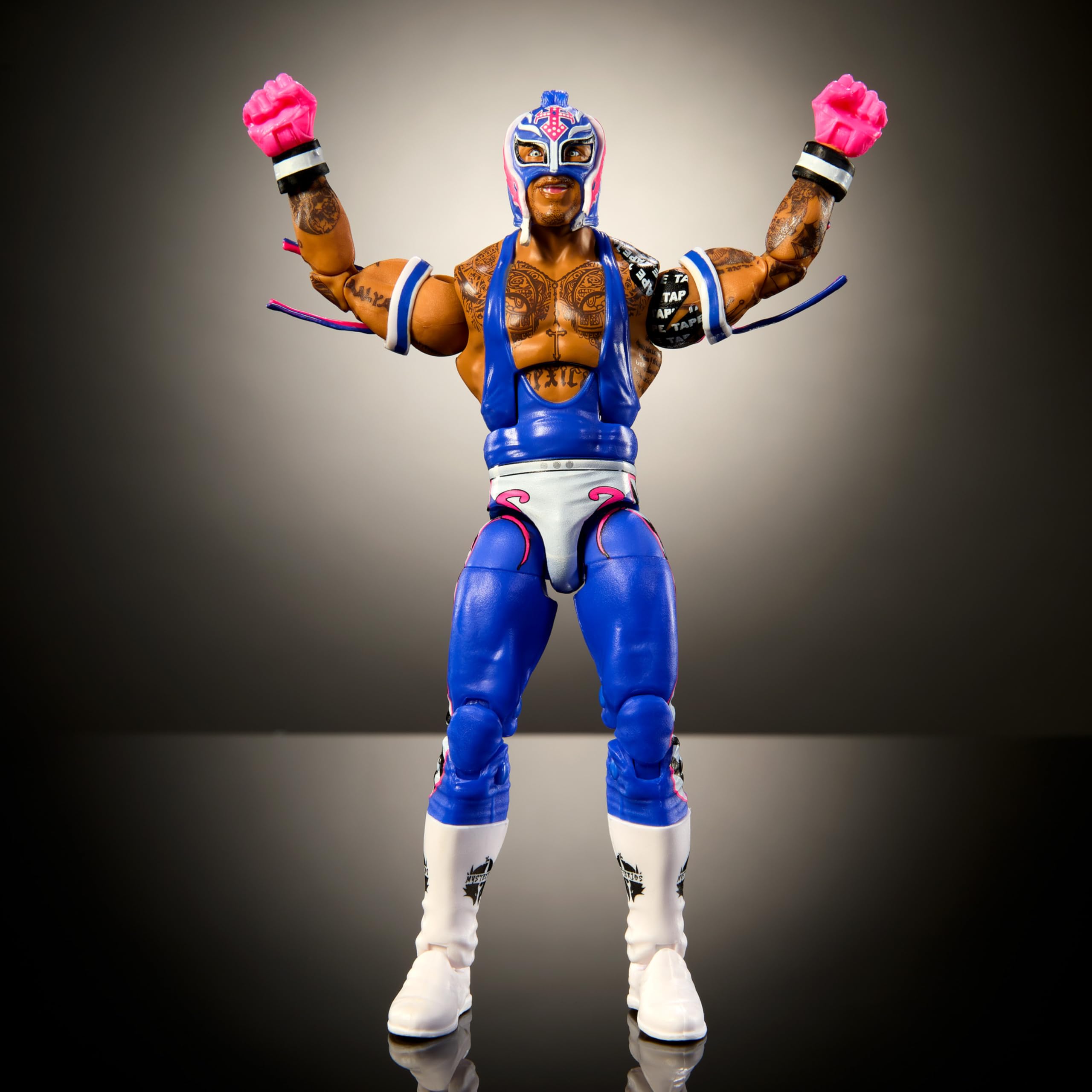 Foto 6 pulgar | Figura de Acción Mattel Wwe Top Picks Elite Rey Mysterio - Venta Internacional