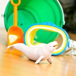 Foto 5 | Estatuine Safari Ltd., Ballena Beluga Realista, 20 Cm, Plástico, Más De 3 Años - Venta Internacional.