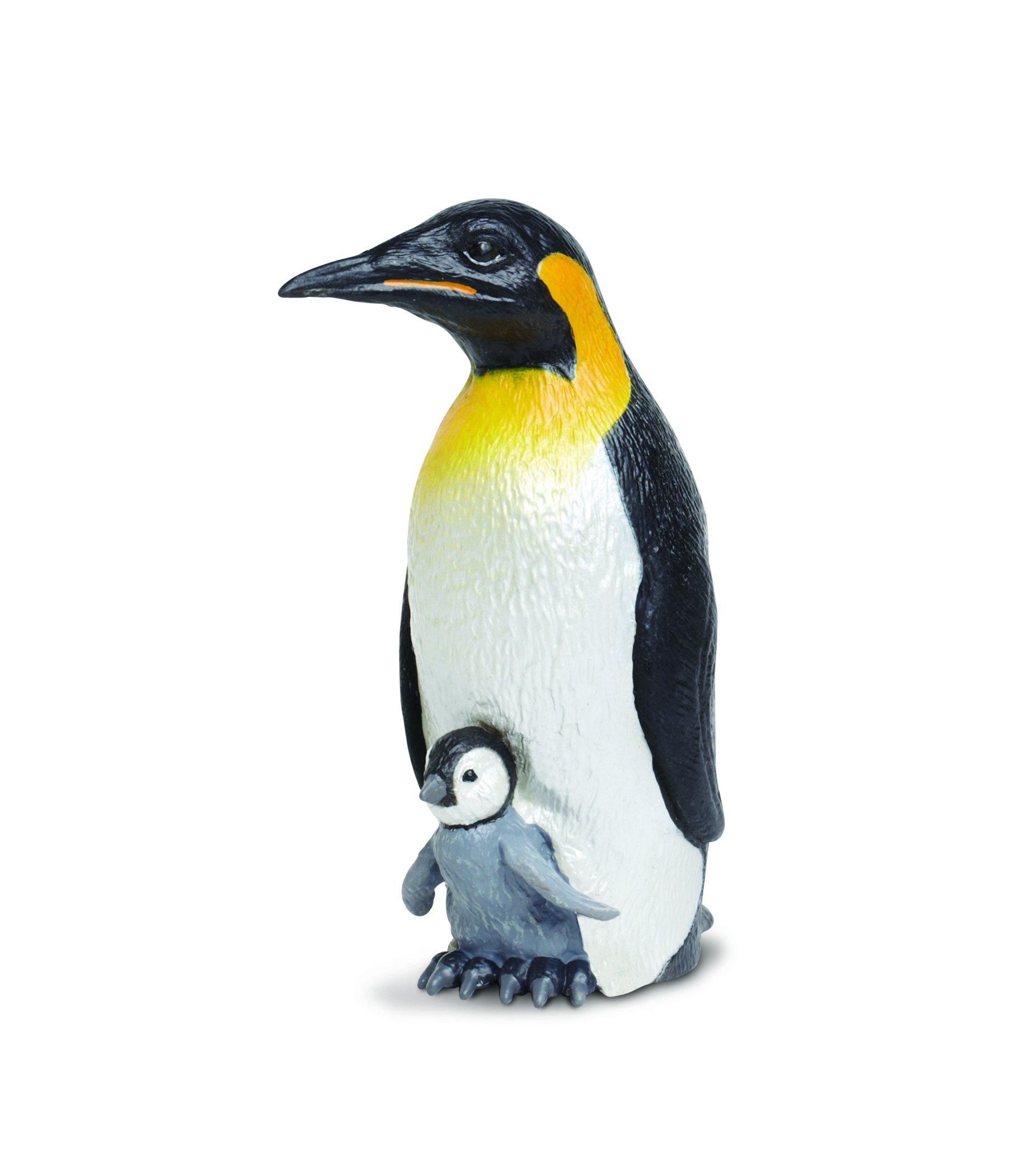 Figurine Safari Ltd., Modelo De Pingüino Emperador Con Bebé De 4,5 Cm - Venta Internacional.