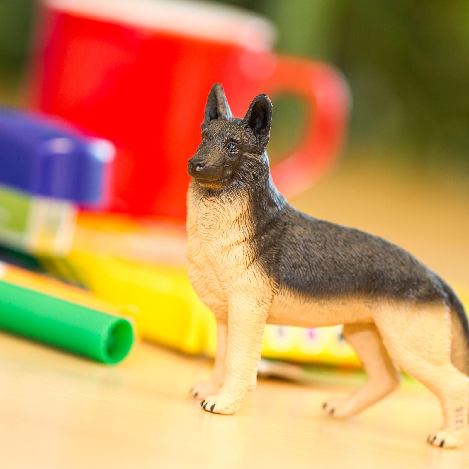 Foto 4 | Estatuine Safari Ltd. Pastor Alemán, 9,5 Cm, Plástico, Más De 3 Años - Venta Internacional.