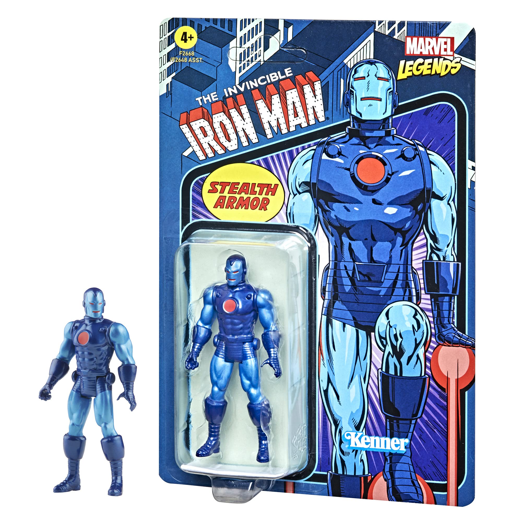 Foto 3 pulgar | Figura De Acción Marvel Hasbro Legends Series Stealth Iron Man - Venta Internacional.