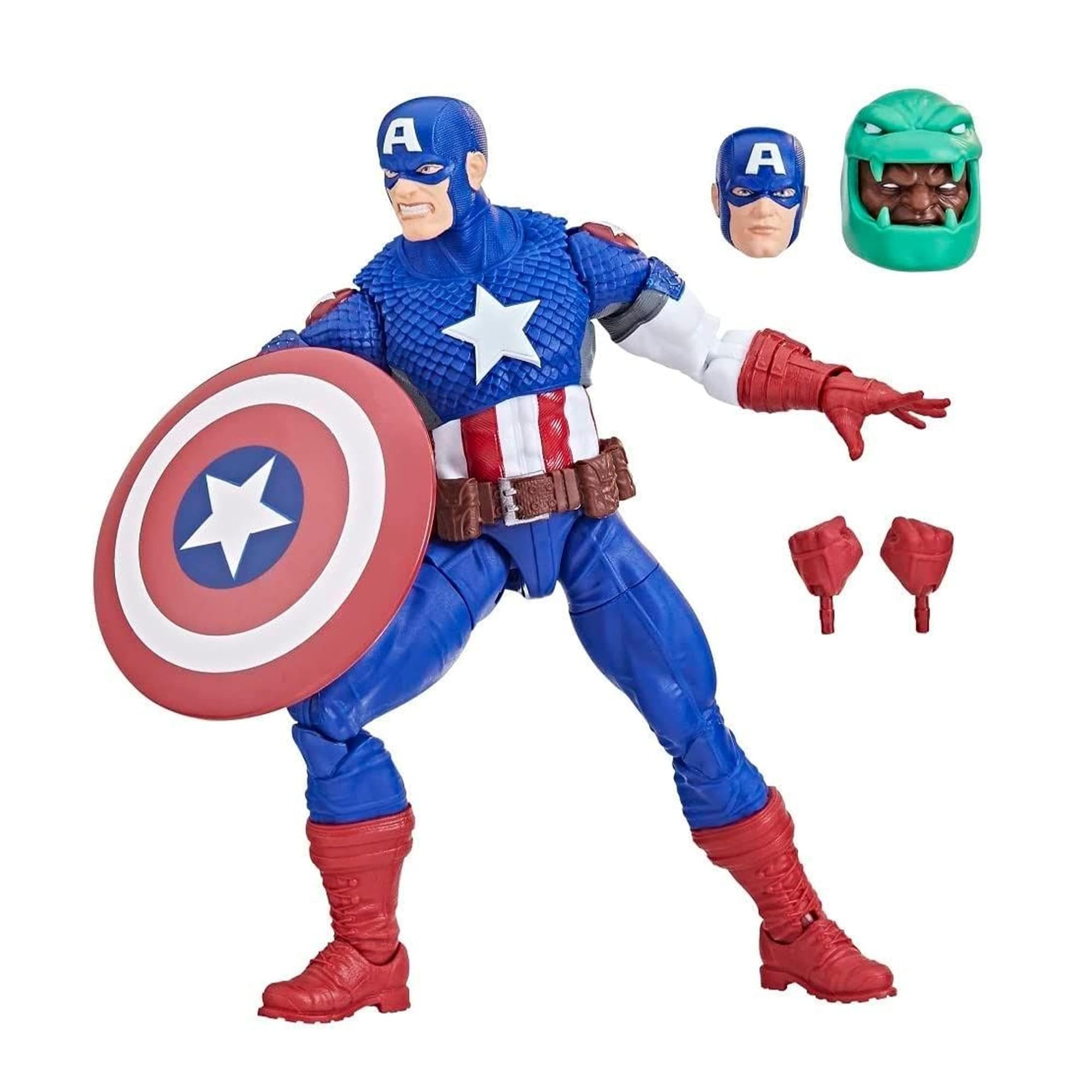 Figura De Acción Marvel Legends Series Ultimate Captain America - Venta Internacional.