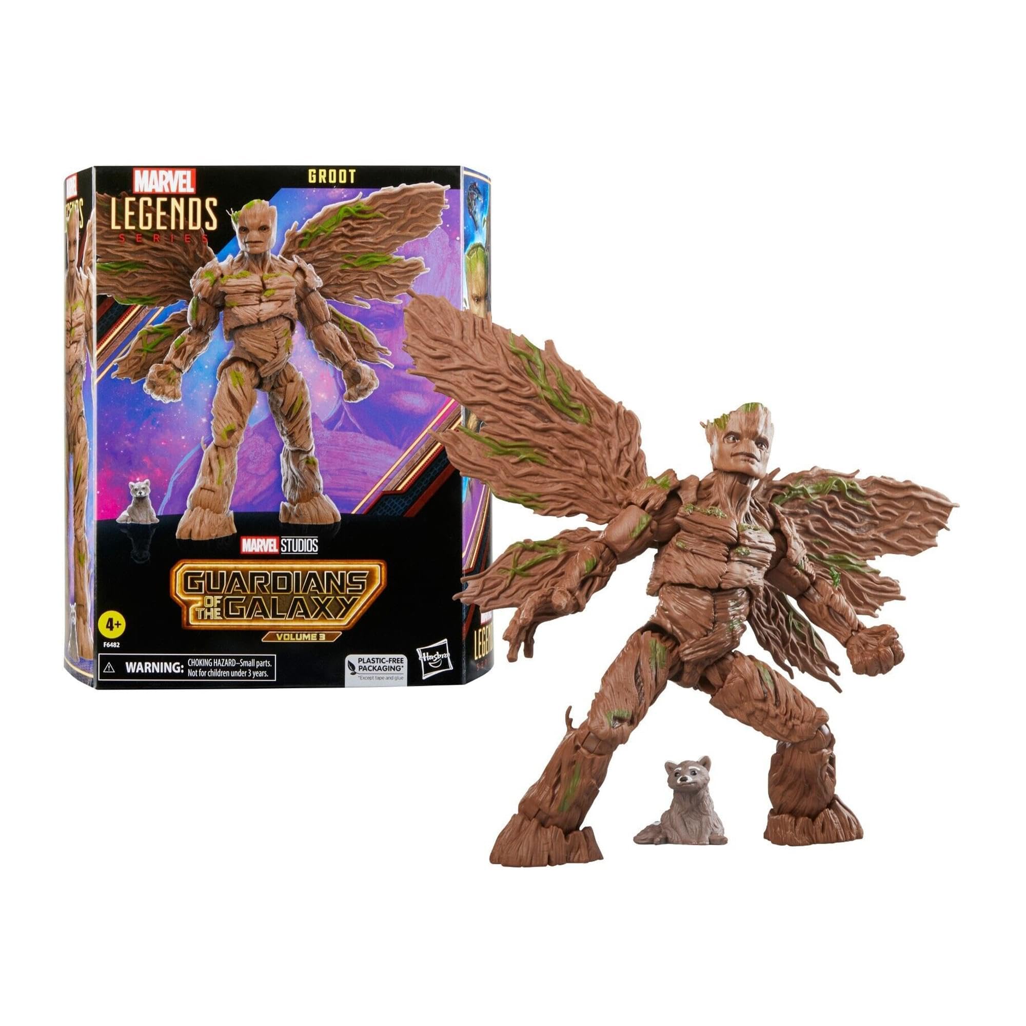 Foto 3 pulgar | Figura De Acción Marvel Legends Series Groot Guardians 15 Cm - Venta Internacional.