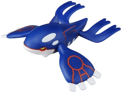 Foto 1 | Figura Pokémon Kyogre Ml-04 De La Colección Pokémon Monster De 10 Cm - Venta Internacional.